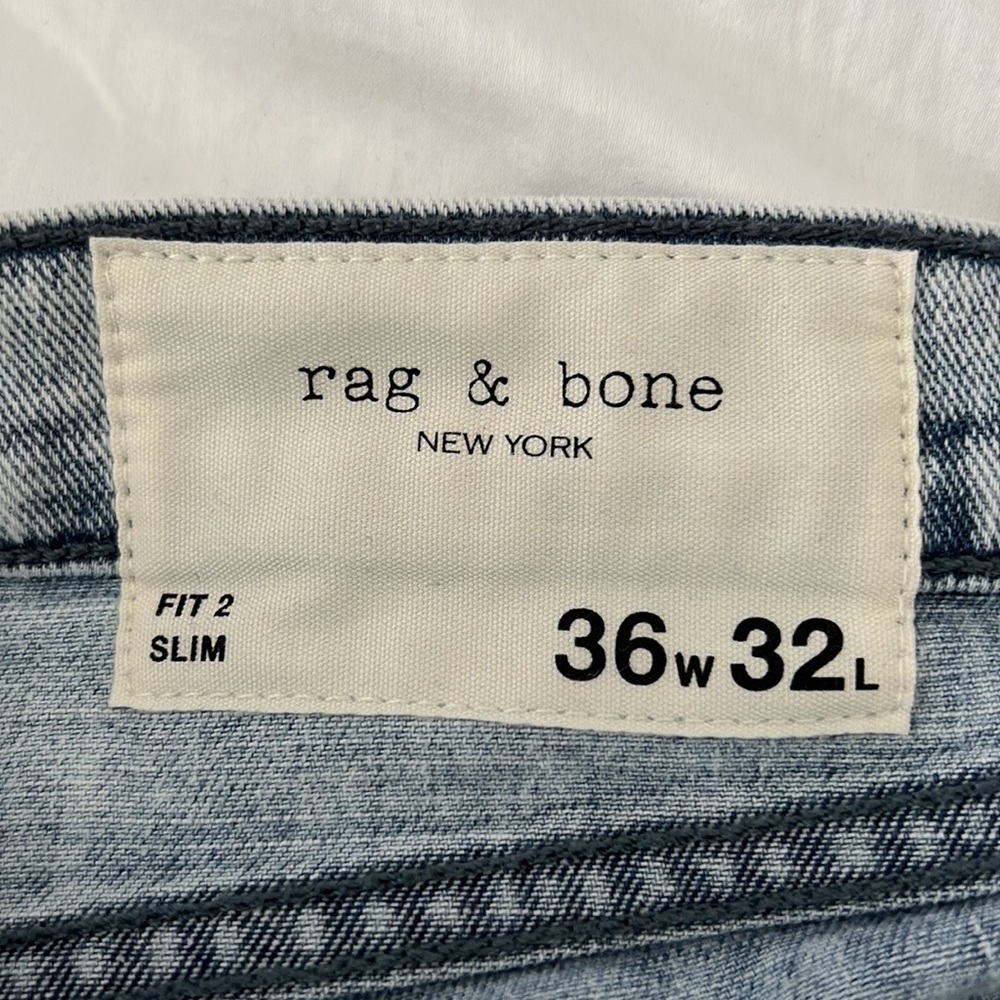 Rag & Bone Fit 2 Slim, 36W 32L - Picture 2 of 2